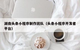 聊城湖南头条小程序制作团队（头条小程序开发者平台）